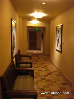 Massage center hallway